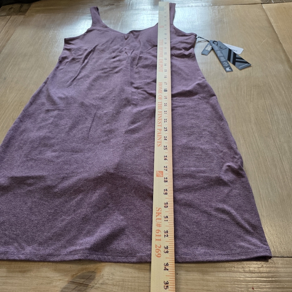 Kyodan Purple Athletic Dress Built-In Shorts Lined Tank Dress NWT - Picture 12 of 12